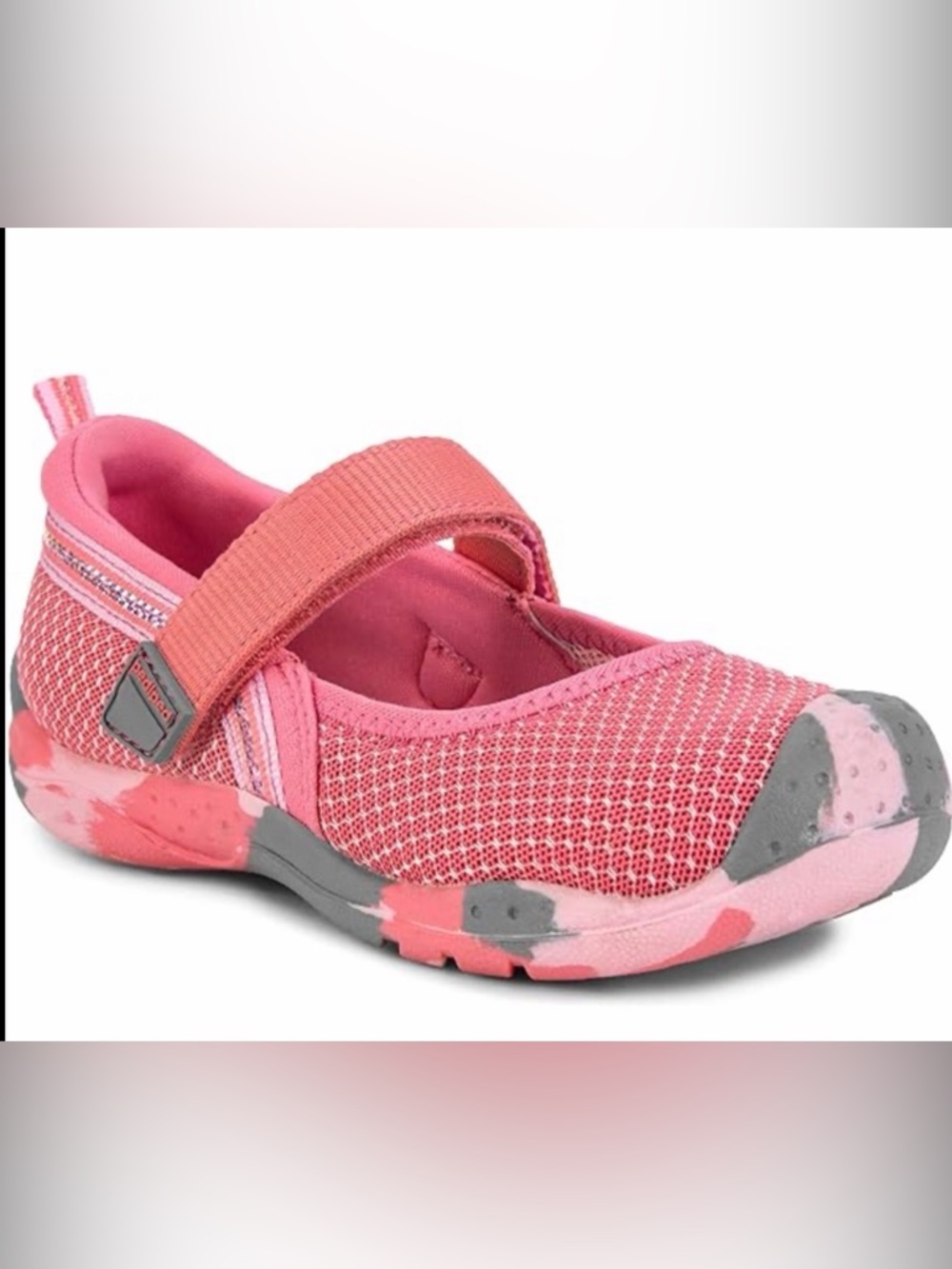 Girls' Pink Pediped Mesh Water Shoe Mary Jane with strap- size EU 27, US 10-10.5